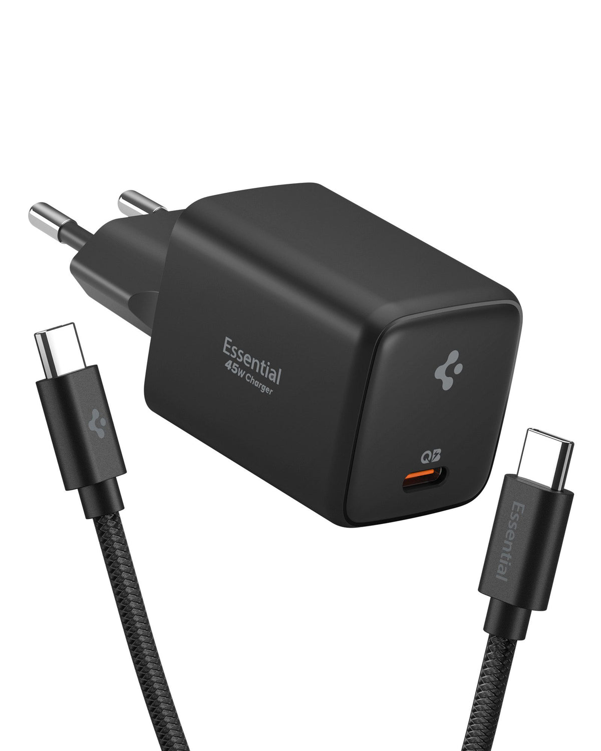 Spigen Essential 45W Wall Charger EE451EU, black