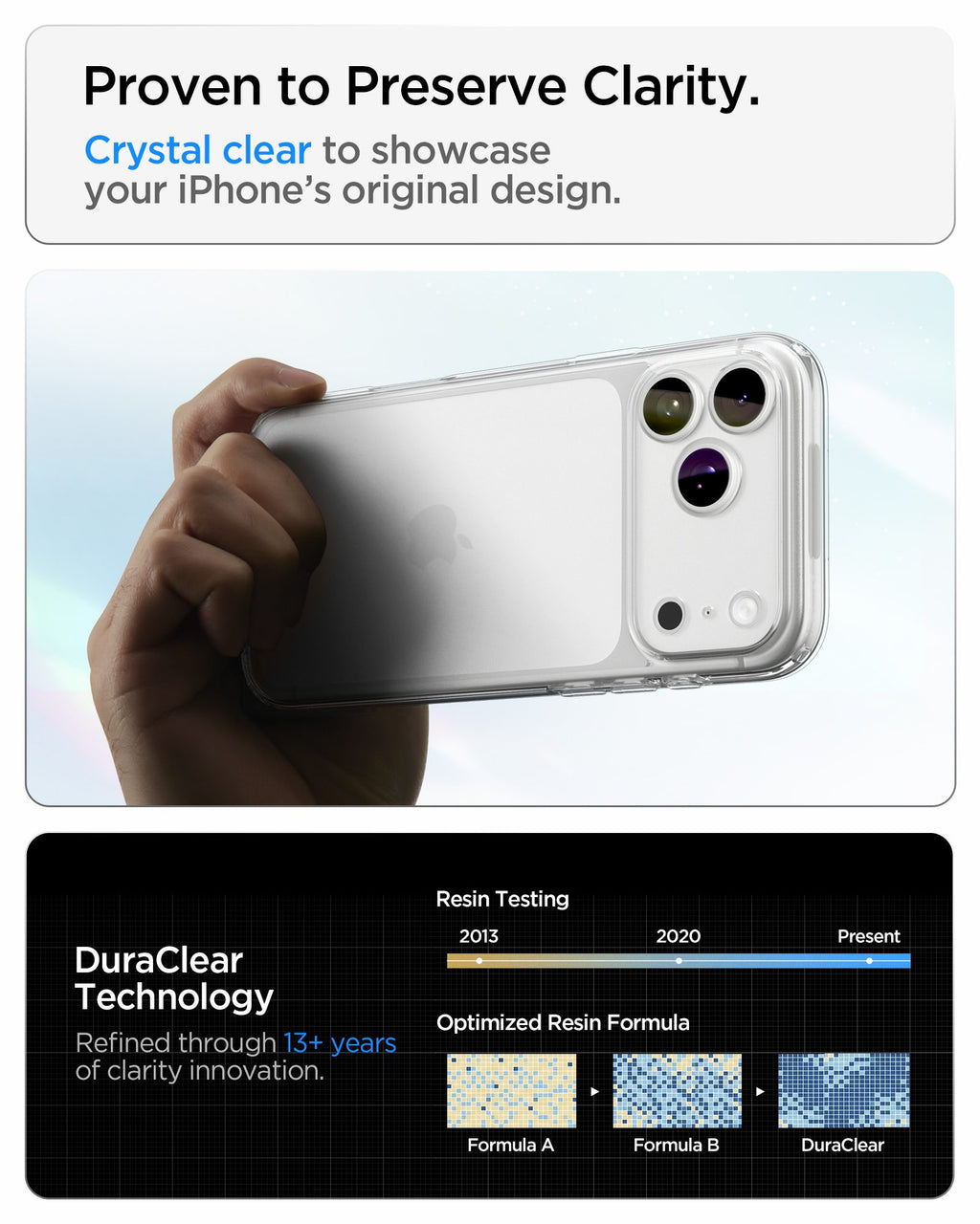 Spigen Ultra Hybrid, crystal clear - iPhone 2026 Pro Max/17/18 Pro Max,