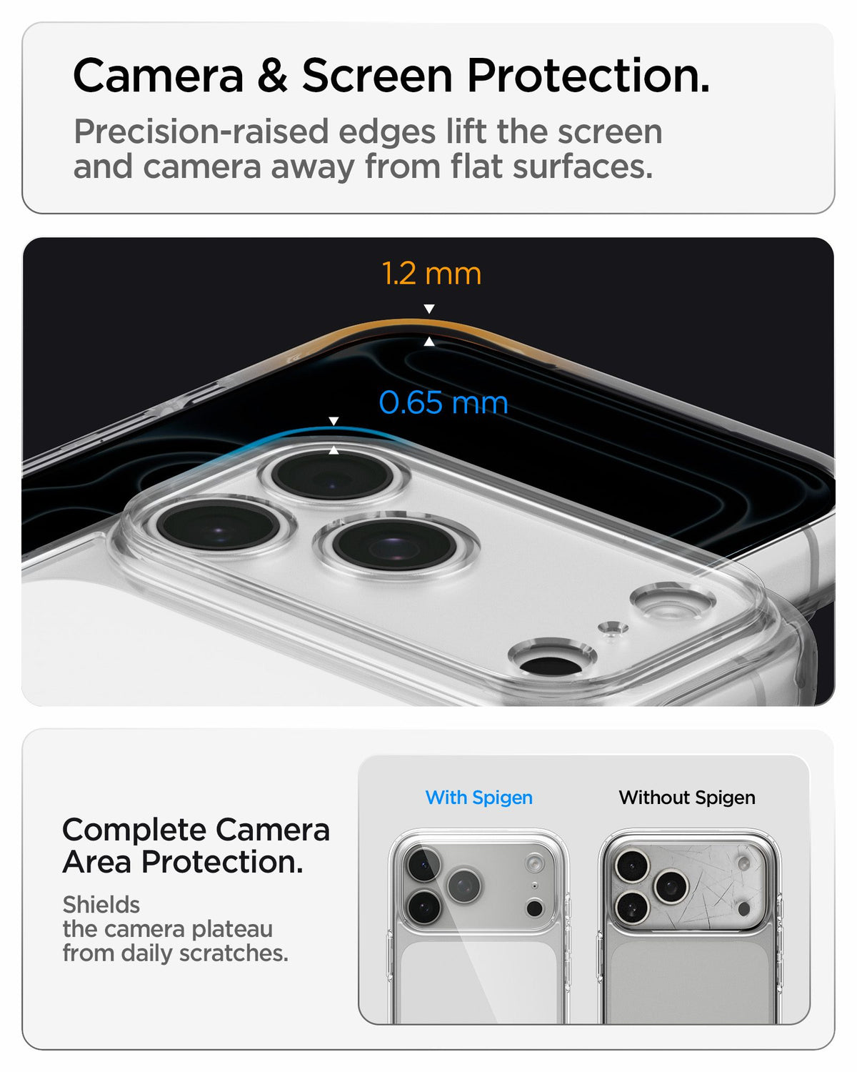 Spigen Ultra Hybrid, crystal clear - iPhone 2026 Pro Max/17/18 Pro Max,