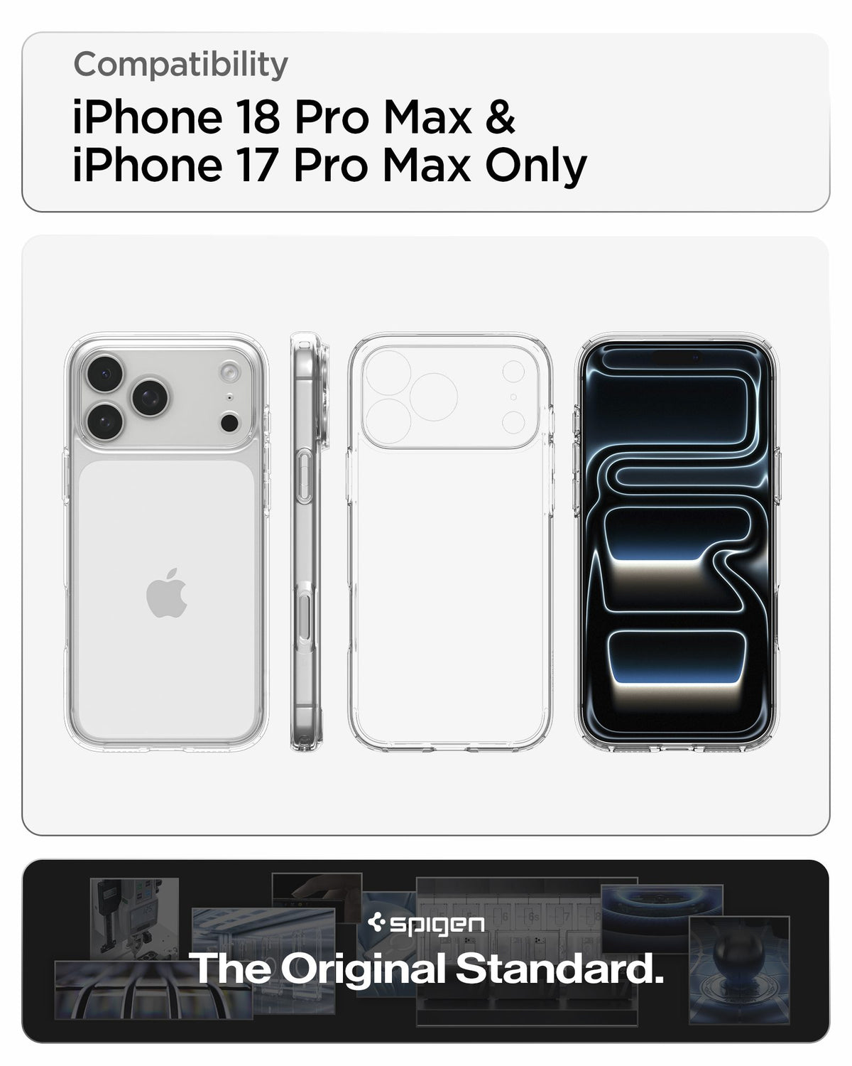 Spigen Ultra Hybrid, crystal clear - iPhone 2026 Pro Max/17/18 Pro Max,