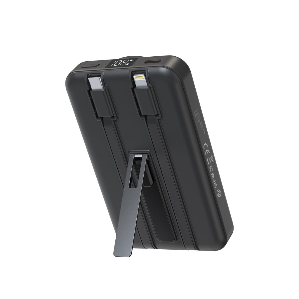 Mobile Origin Wireless Magnetic PowerBank 10000mAh, USB-C and Lightning Cable PB11