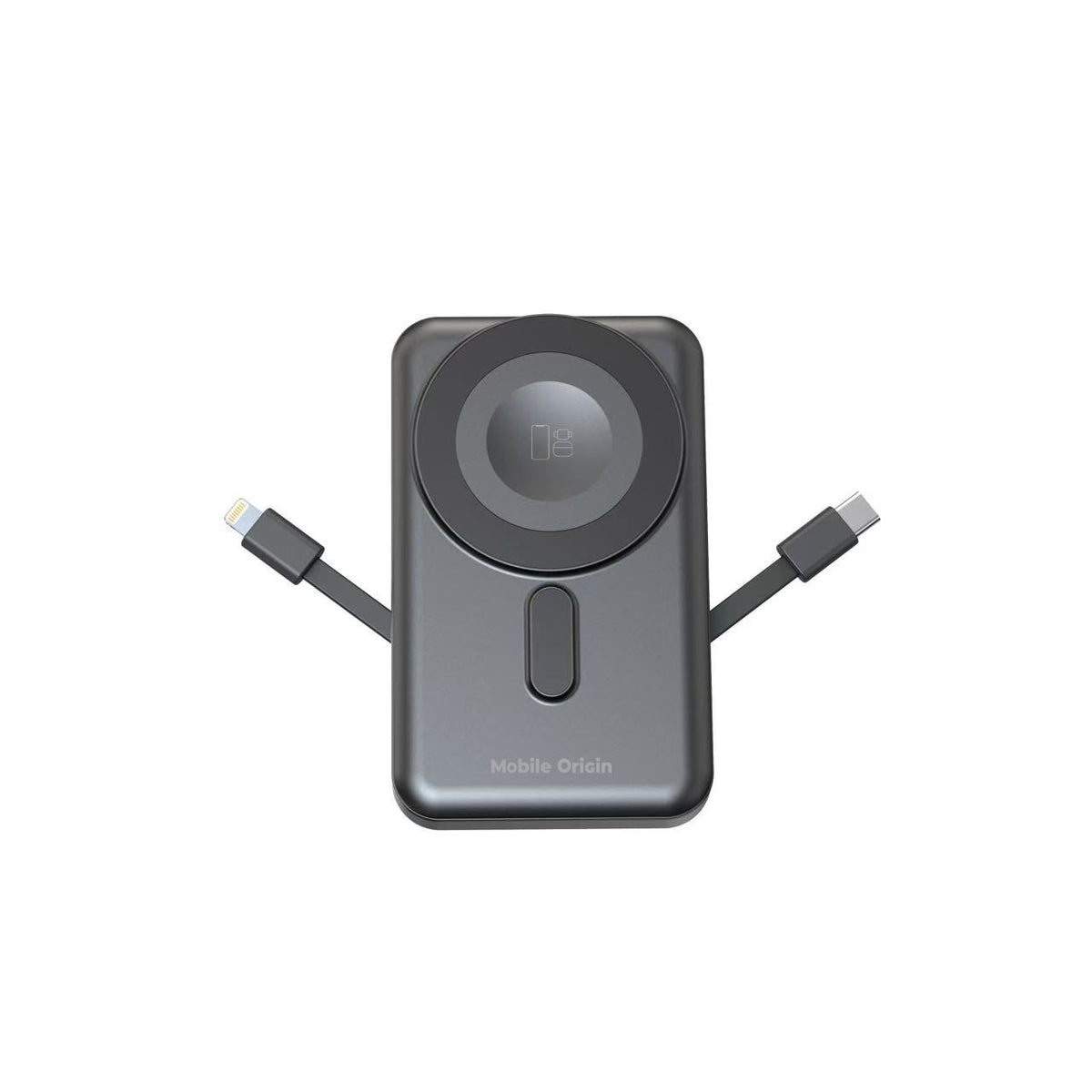 Mobile Origin Wireless Magnetic PowerBank 10000mAh, USB-C and Lightning Cable PB11