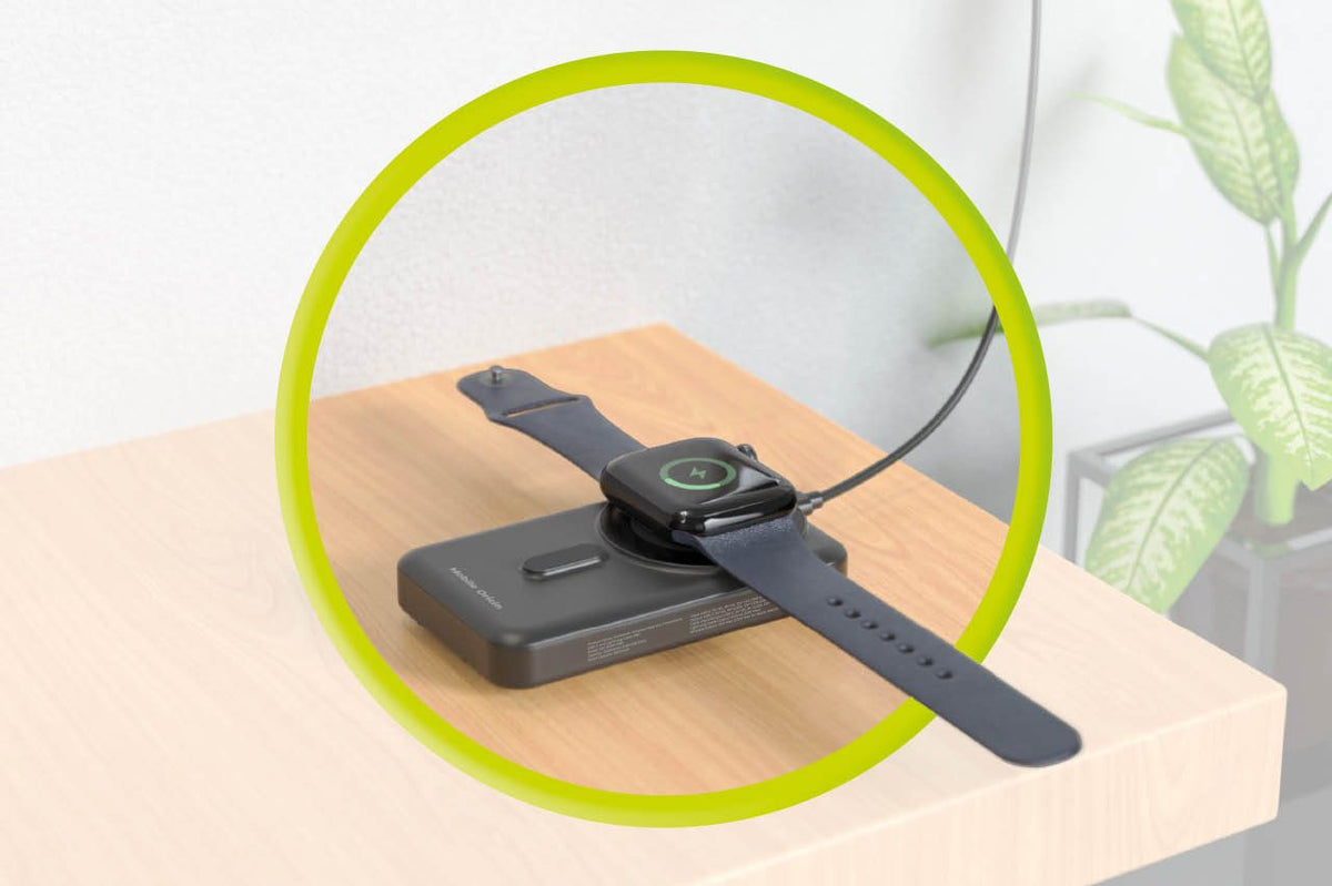 Mobile Origin Wireless Magnetic PowerBank 10000mAh, USB-C and Lightning Cable PB11