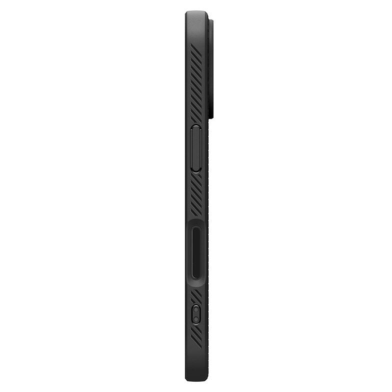 Spigen Liquid Air, matte black - iPhone 17