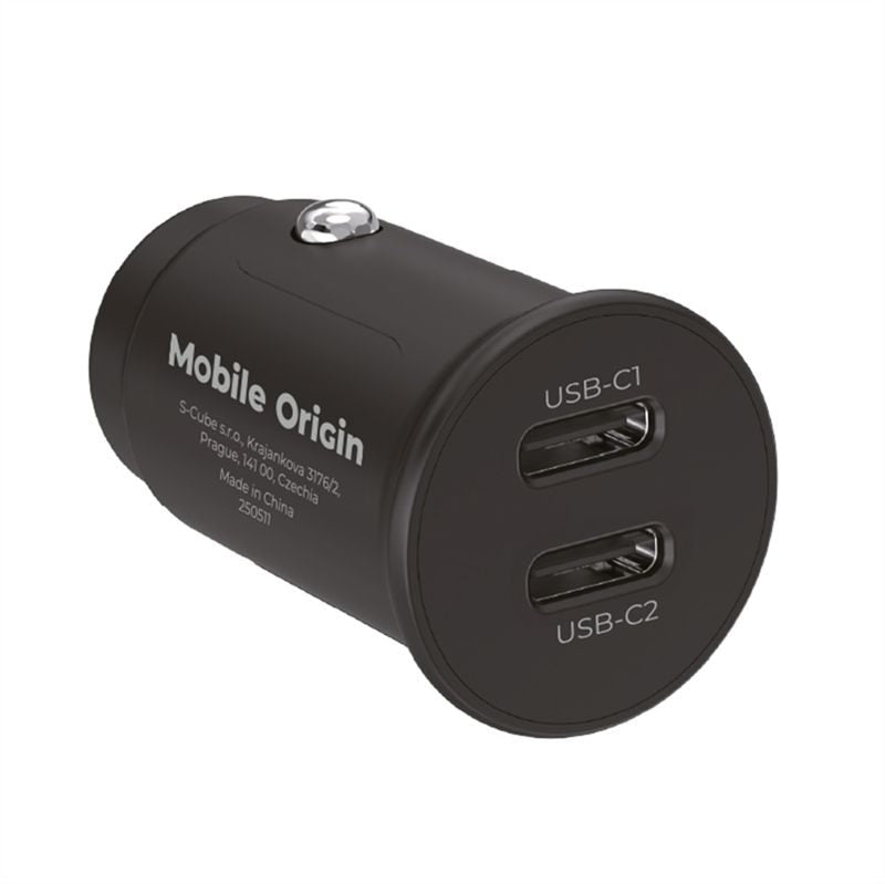 Mobile Origin 30W Super Car Charger CA20 - 2x USB-C