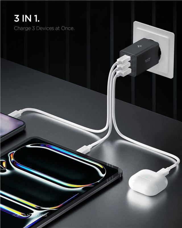 Spigen Essential 67W Wall Charger EE673EU, black