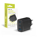 Mobile Origin GaN 40W Wall Charger MO13, black 1 USB-A + 2 USB-C