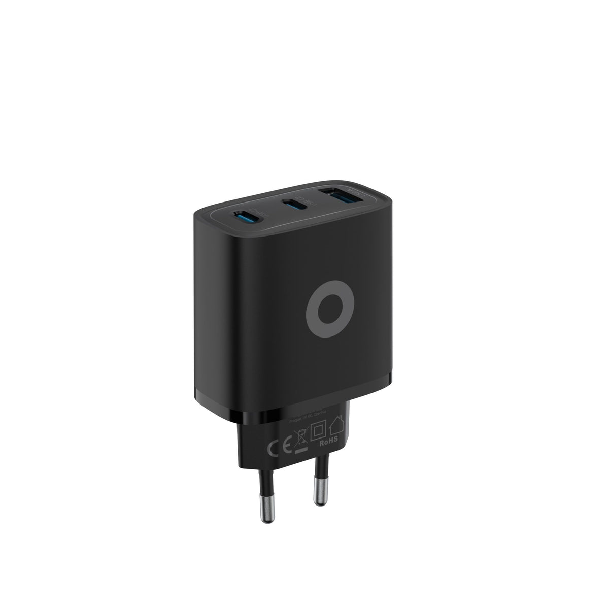 Mobile Origin GaN 40W Wall Charger MO13, black 1 USB-A + 2 USB-C