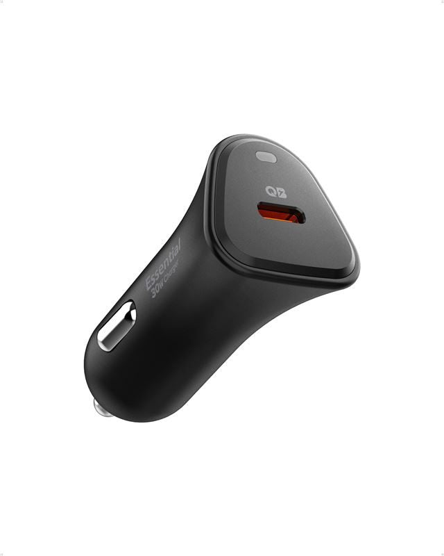 Spigen Essential 30W Car Charger EV301, black