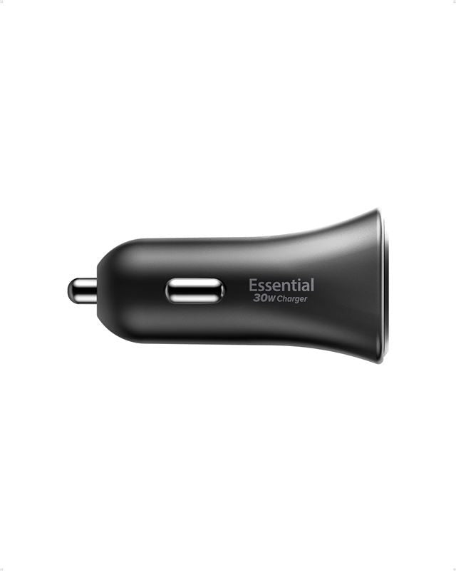 Spigen Essential 30W Car Charger EV301, black